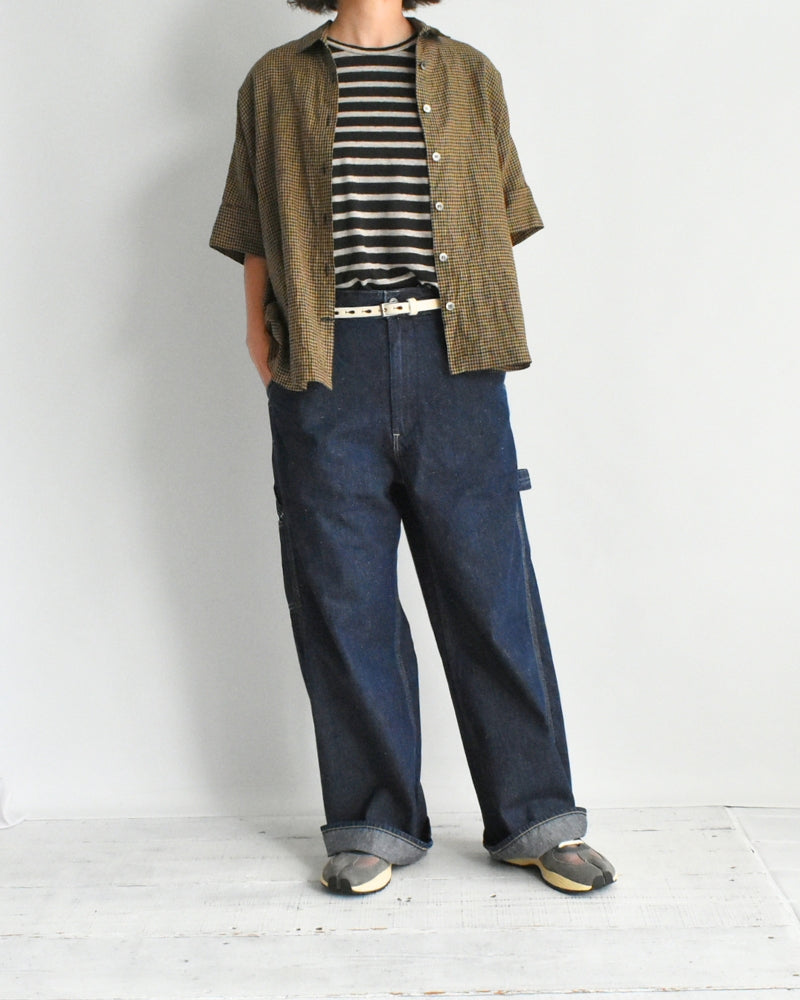 ライトオンスデニム ペインタ―ドロシーパンツ Navy