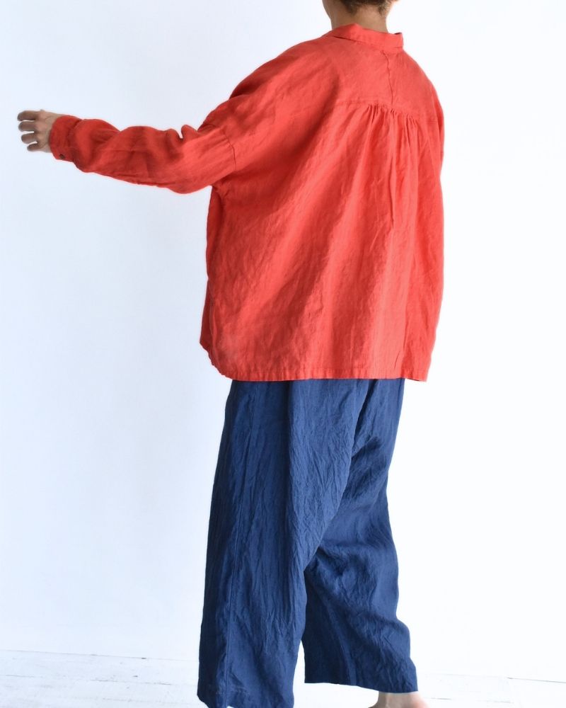 フレンチリネンシャツ Red