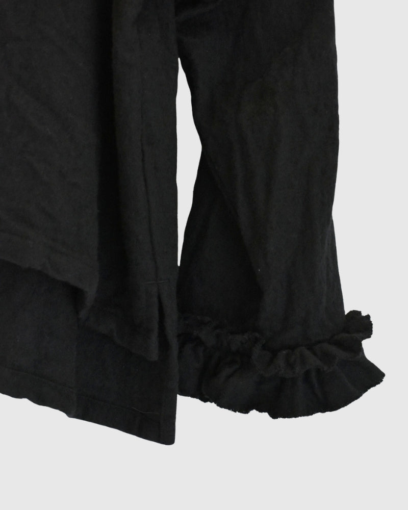 ウールボックスプルオーバー Black