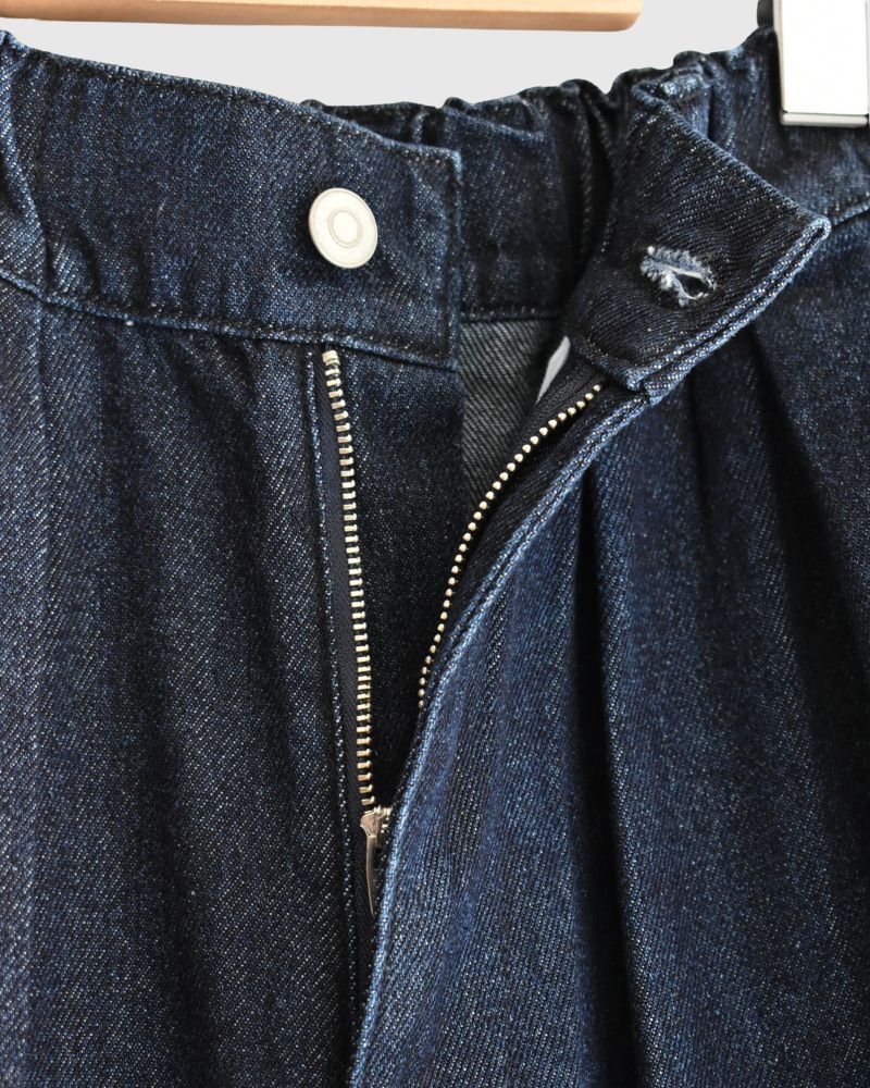 裾デザインコクーンシルエットデニム 'SAFY' OneWash