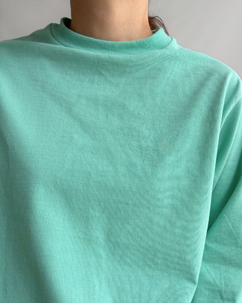 テンジククルーネックL/S TEE Mint