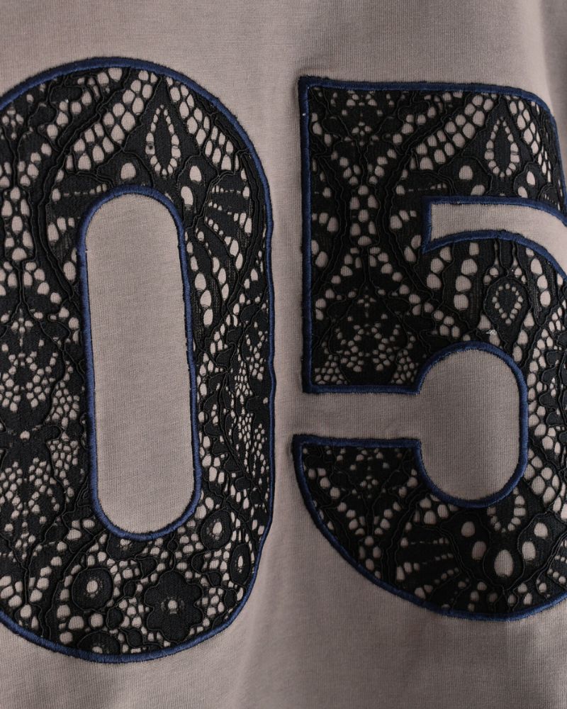 2WAYナンバリングトップ 'KEATS' Grayge