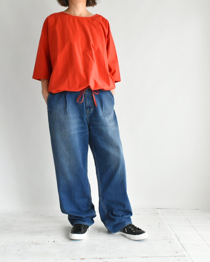 デニムタックパンツ Bleach