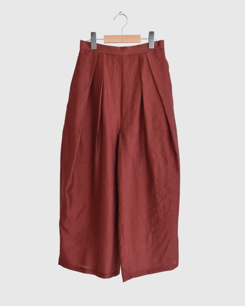 シアーボリュームパンツ RedBrown