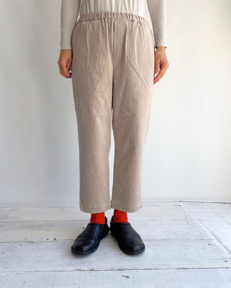 11WALE CORDUROY EASY TAPERED PANTS Beige
