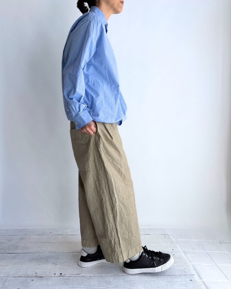 ドロストシャツ Sax