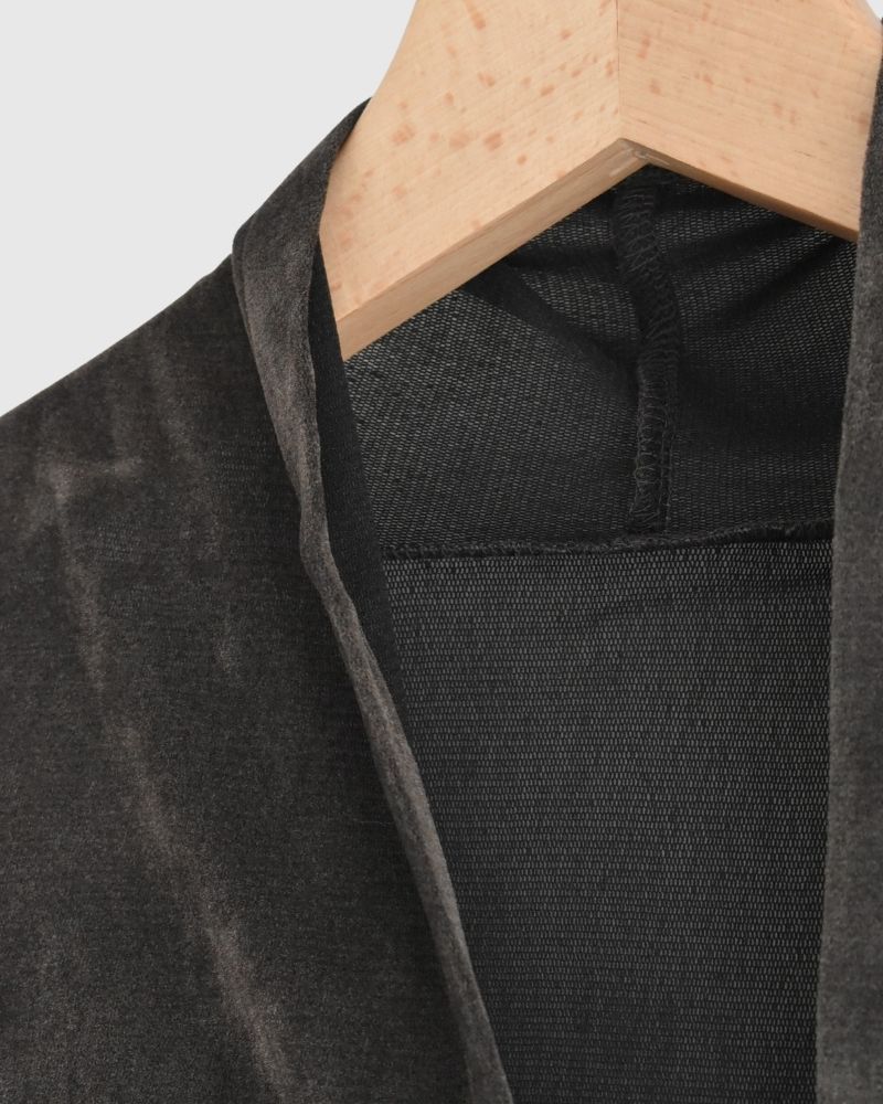 TULLE FLOCKY カーディガン DarkBrown