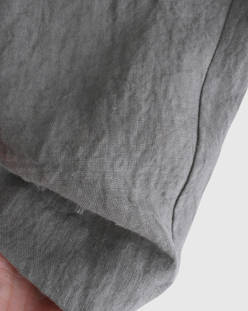 ワイドコクーン ギャザーパンツ（LINEN） Gray
