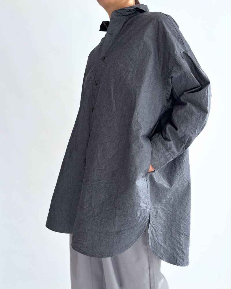 タイムレスロングシャツ Indigo