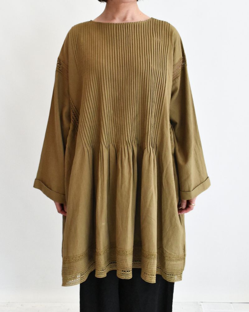 【予約】 F/W RS 025 2Wayピンタックチュニック（10月初旬 - 10月中旬）