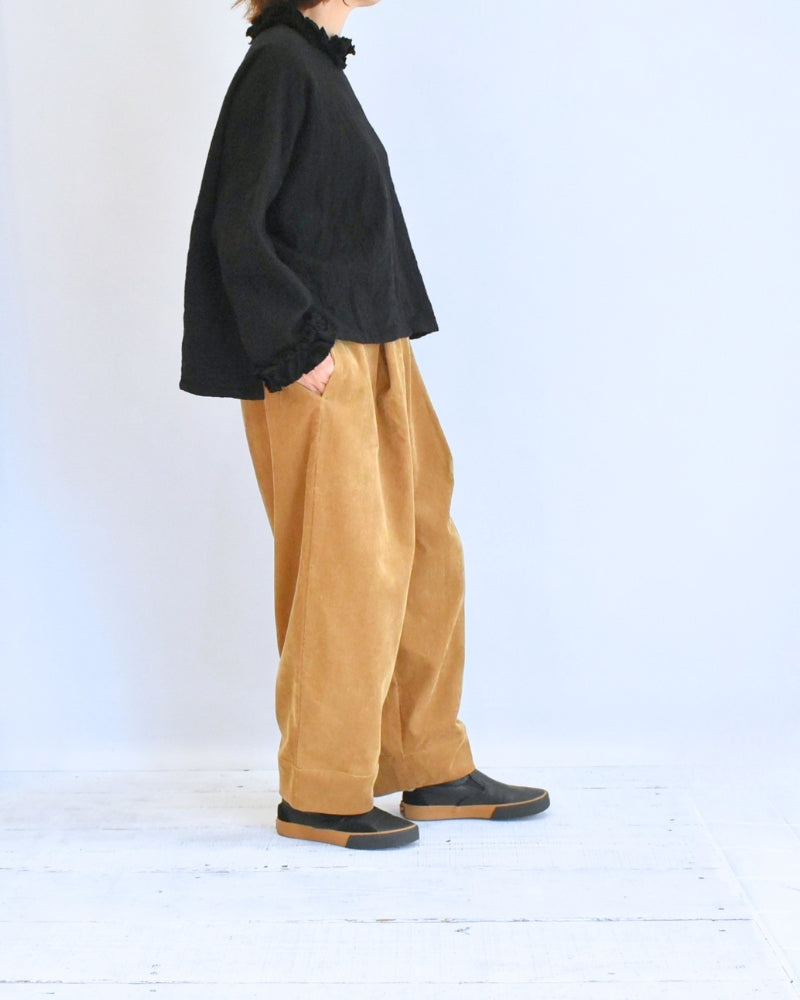 ウールボックスプルオーバー Black