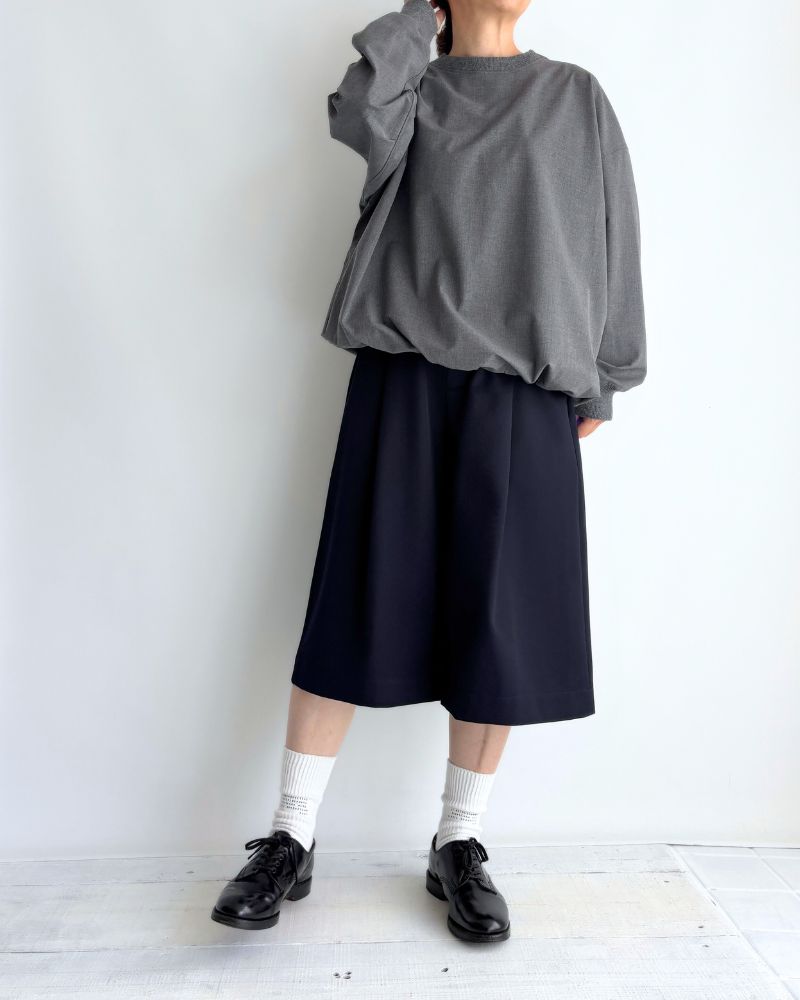 ユニセックスドローストリングプルオーバー Gray