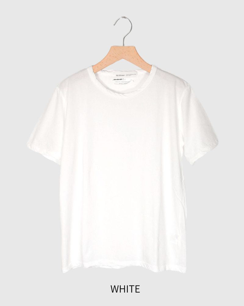 強撚天竺クルーネックTee