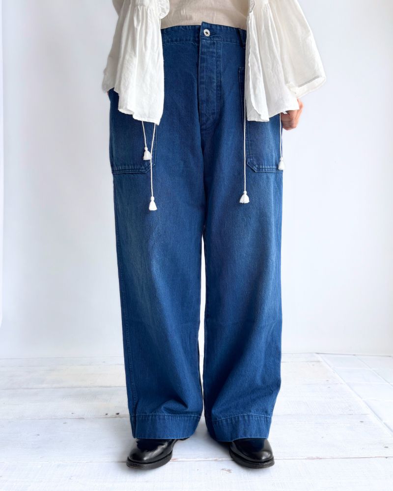 デニムユーティリティーパンツ BlueIndigo
