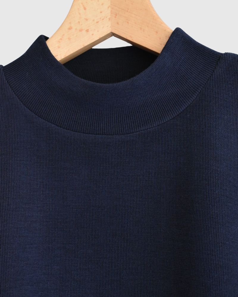 ニットコンビトップス 'JOHA' Navy