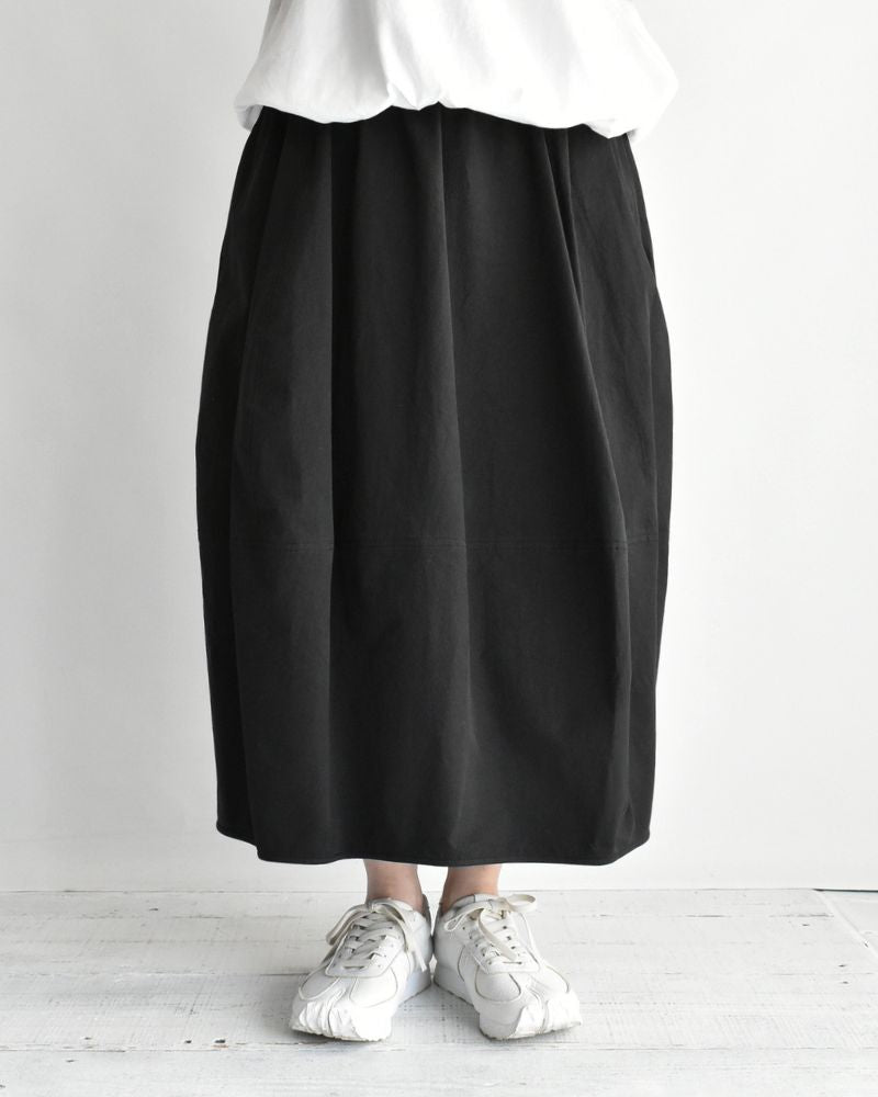 リブバレルスカート Black