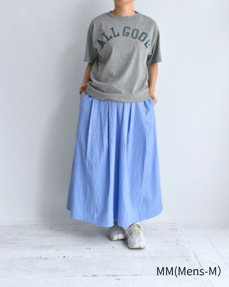 ビンテージコットン天竺 ALL GOOD Tシャツ (MENS) Gray
