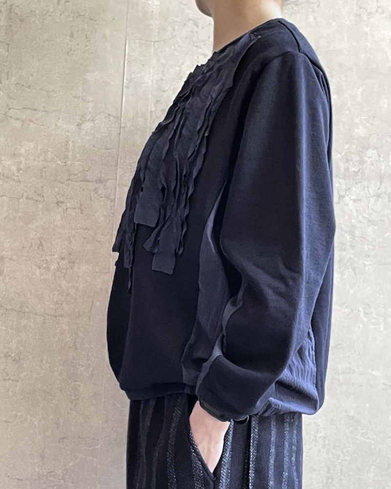 【予約】A/W 8T014 スラッシュスウェットプルオーバー（10月）