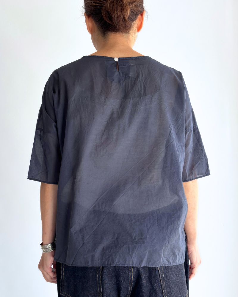 ビサイドフリルプルオーバー Navy