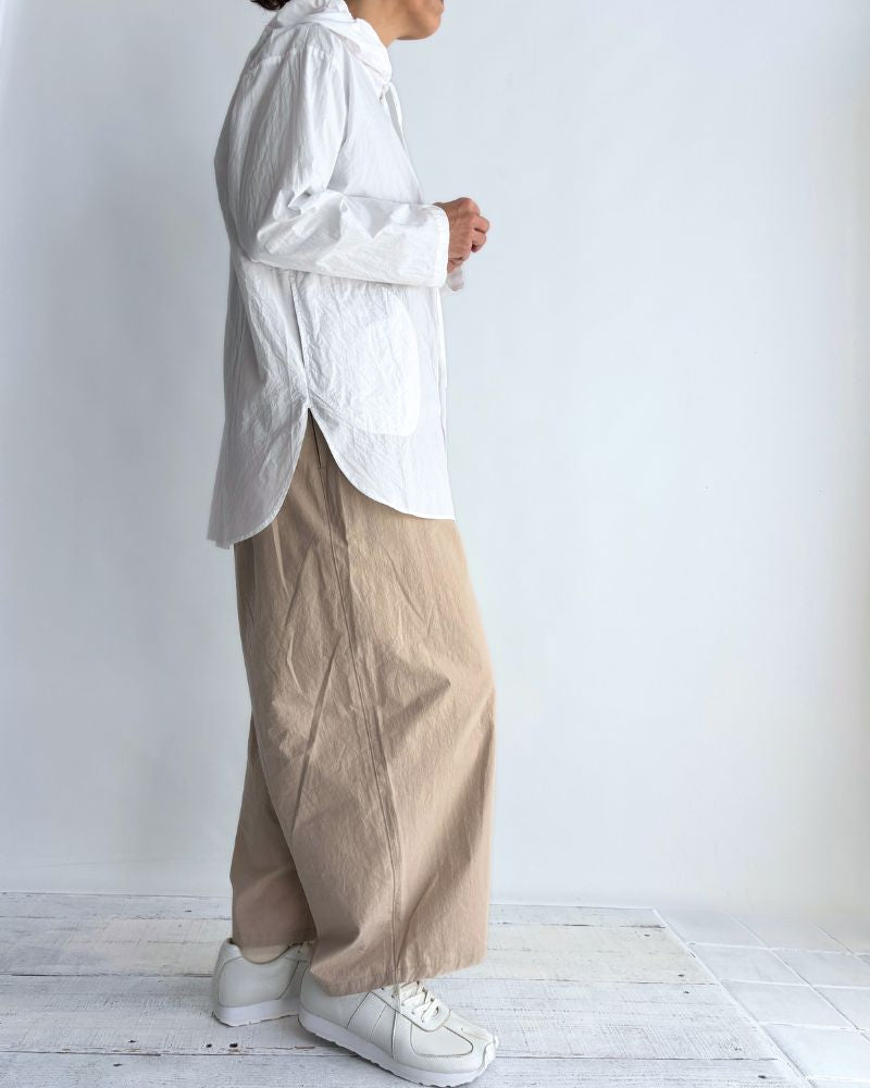 フーディシャツ White