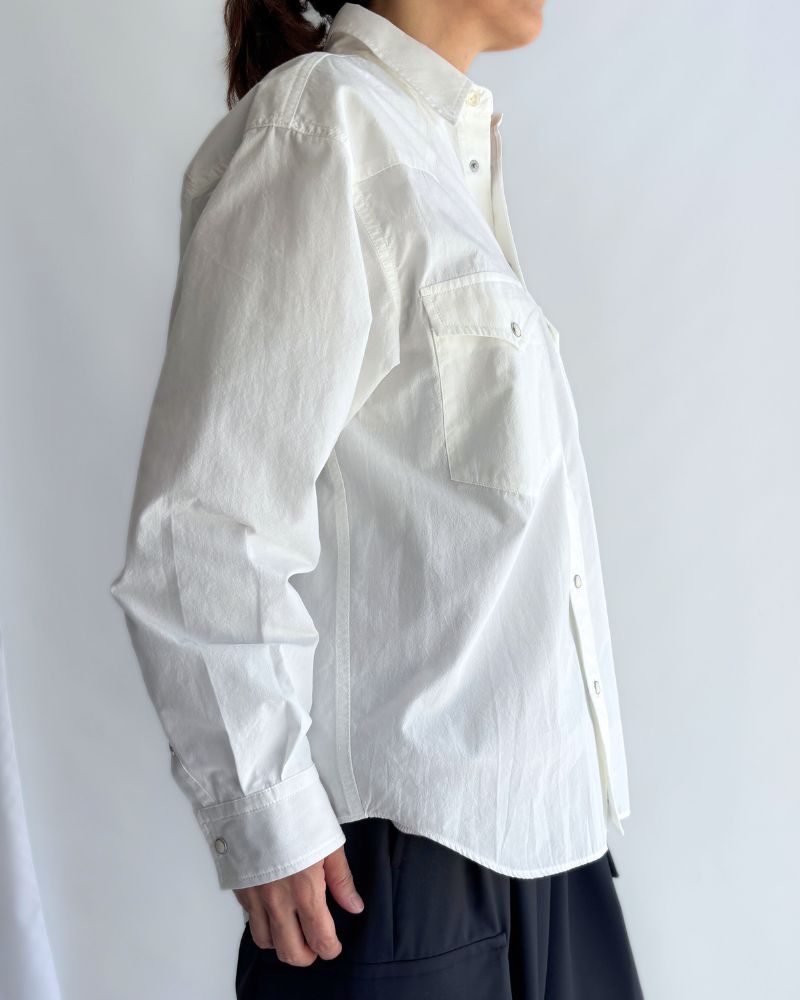 BRENDA-W ウエスタンシャツ White