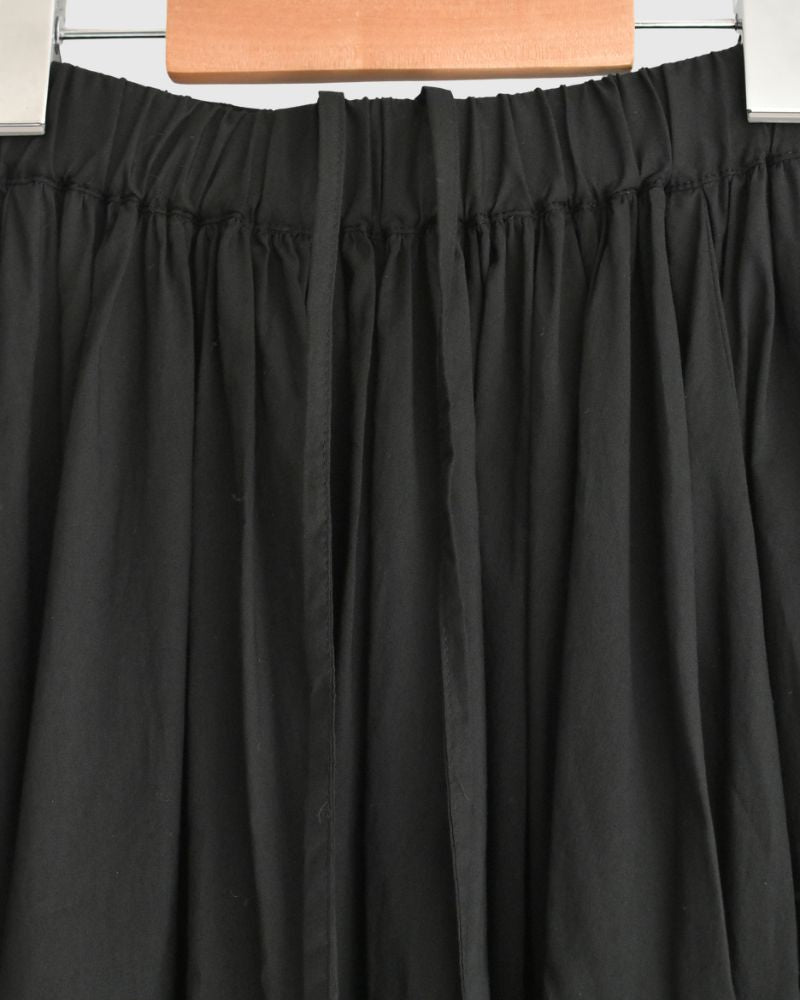 ティアードギャザースカート（COTTON） Black