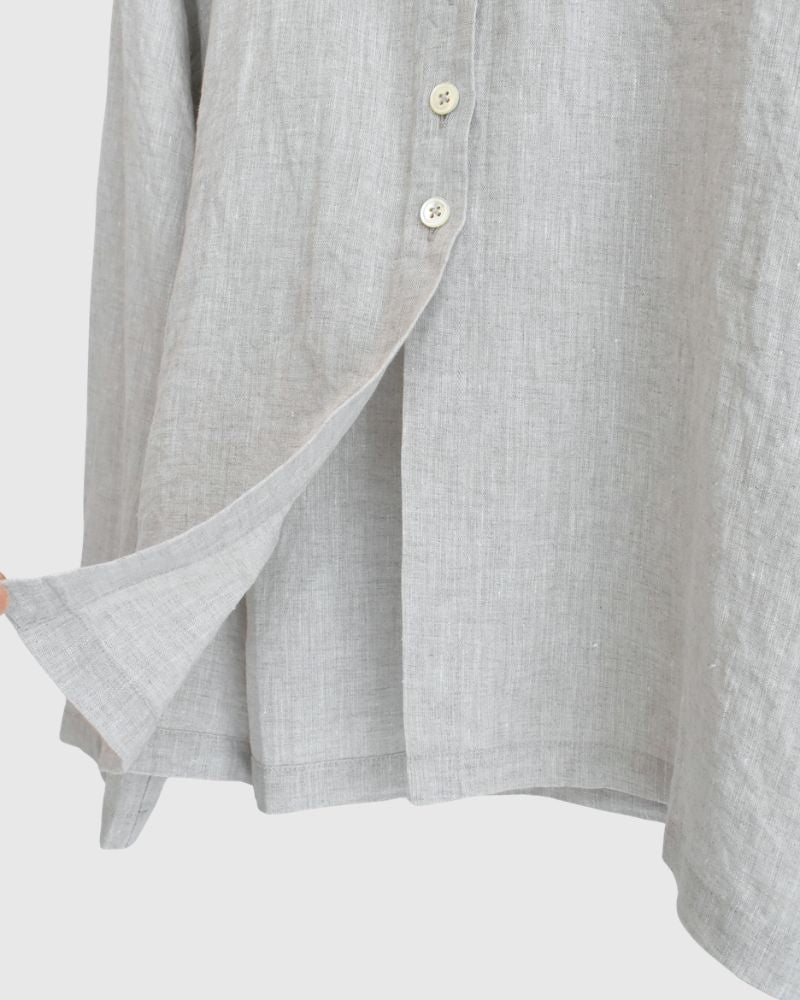 フーディシャツ（LINEN） Natural