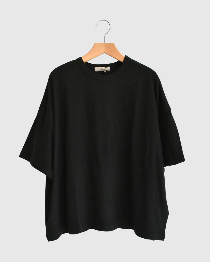 ワイドTシャツ Black