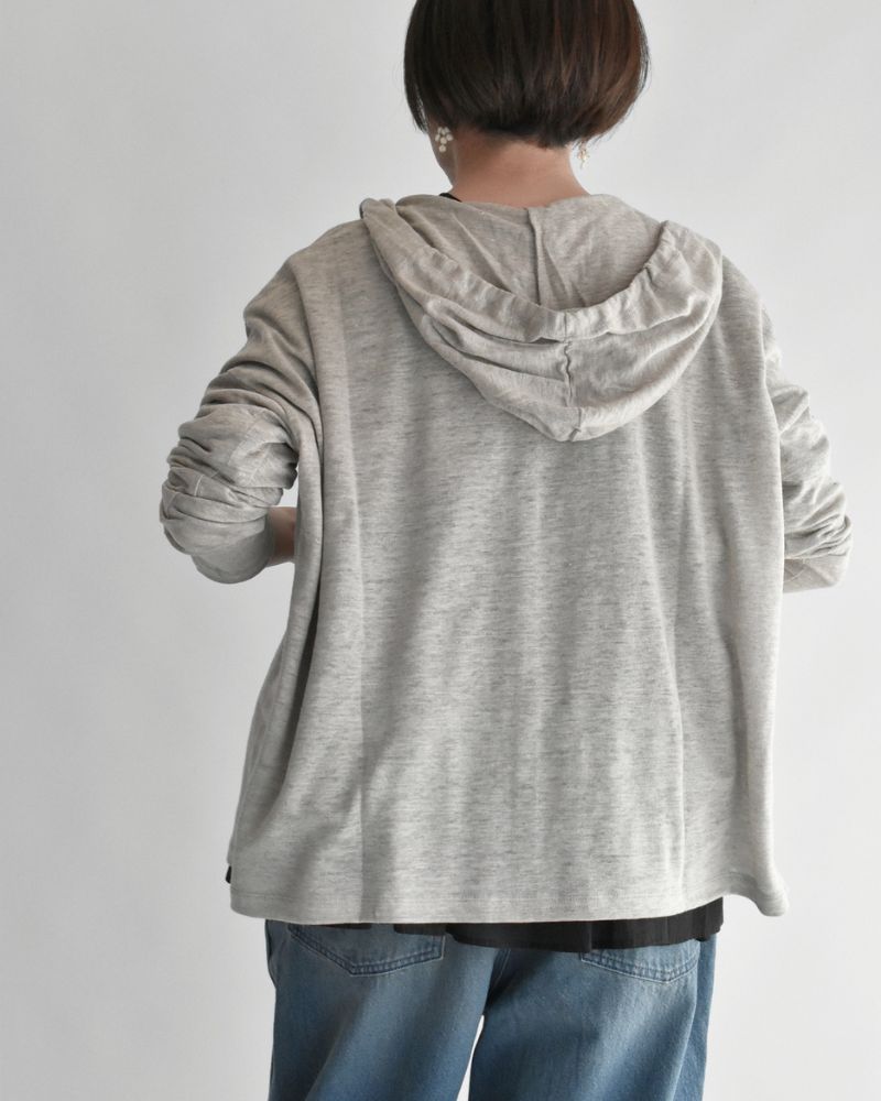 フードカーディガン（LINEN） Natura