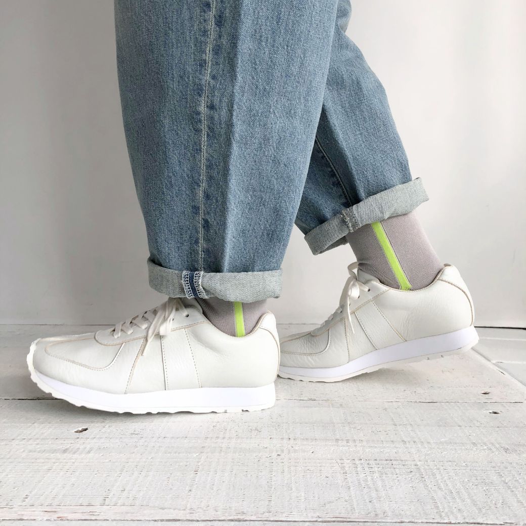 Tabi Trainer Leather White