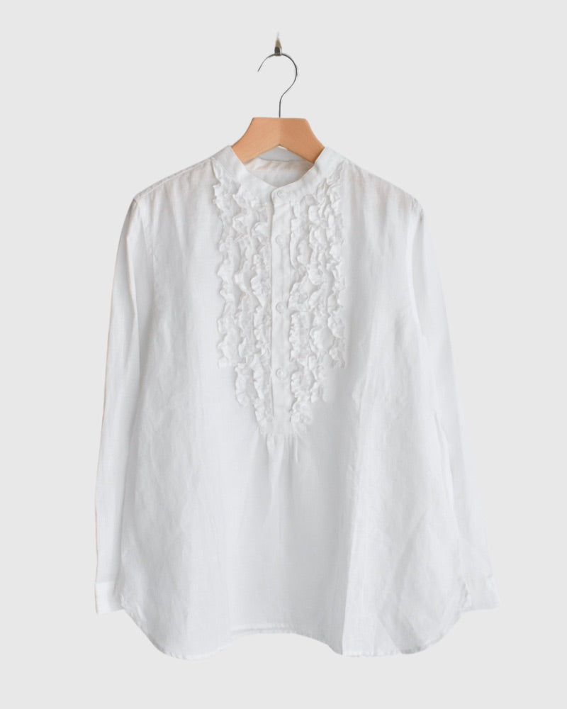 【sale】ラオスフリルシャツ White