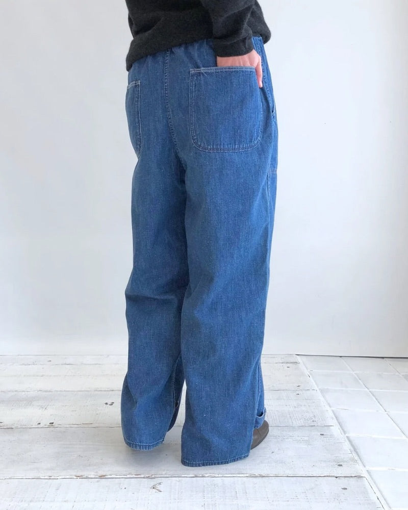 【sale】ワークデニムイージーランチPN Navy