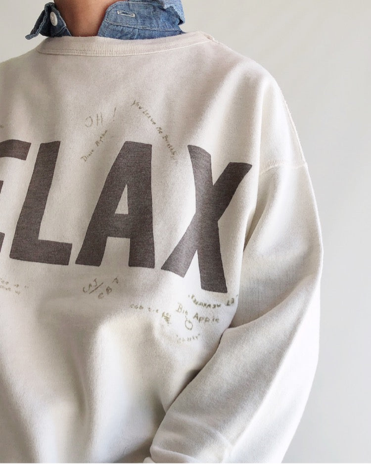 トンプキンウラケ RELAX スウェット White