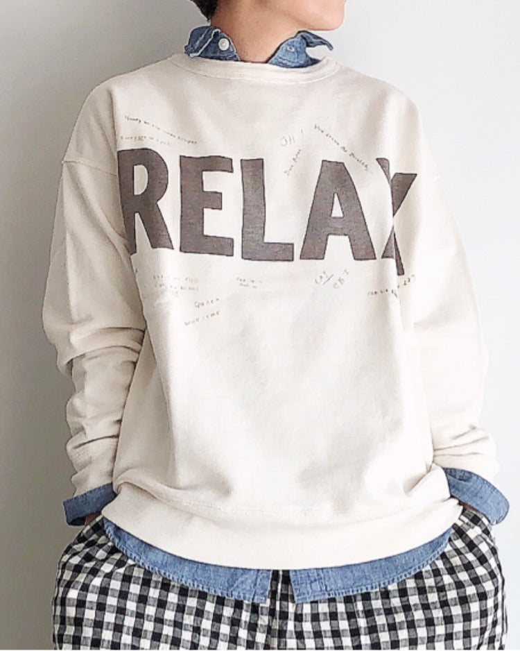 トンプキンウラケ RELAX スウェット White