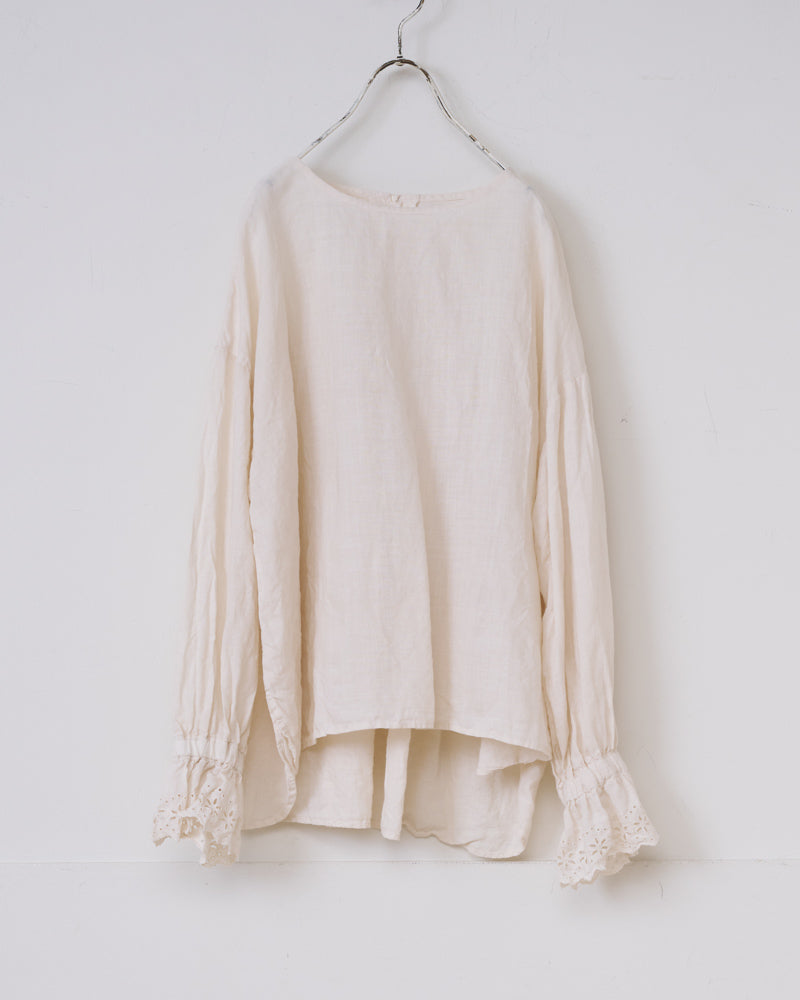 【予約】S/S G1024 ANTIQUE LACE SLEEVE ATELIER BLOUSE（1月末 - 2月初旬）