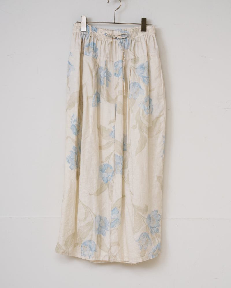 【予約】S/S G1041 ANTIQUE FLOWER PRINT WIDE PANTS（3月初旬 - 3月中旬）