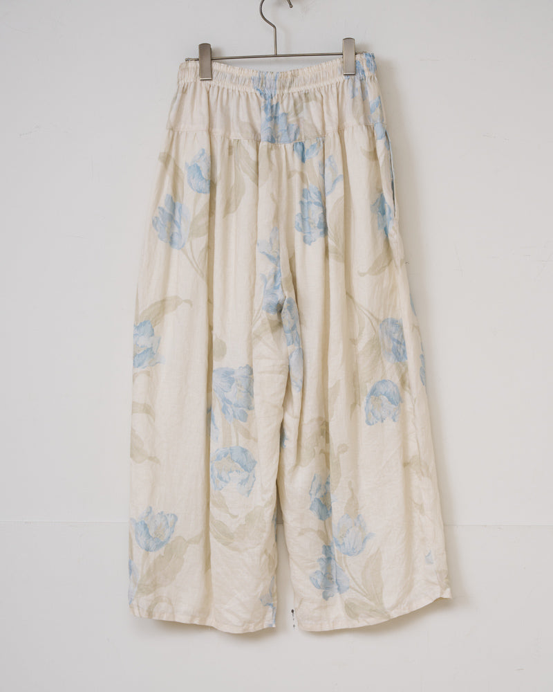 【予約】S/S G1041 ANTIQUE FLOWER PRINT WIDE PANTS（3月初旬 - 3月中旬）