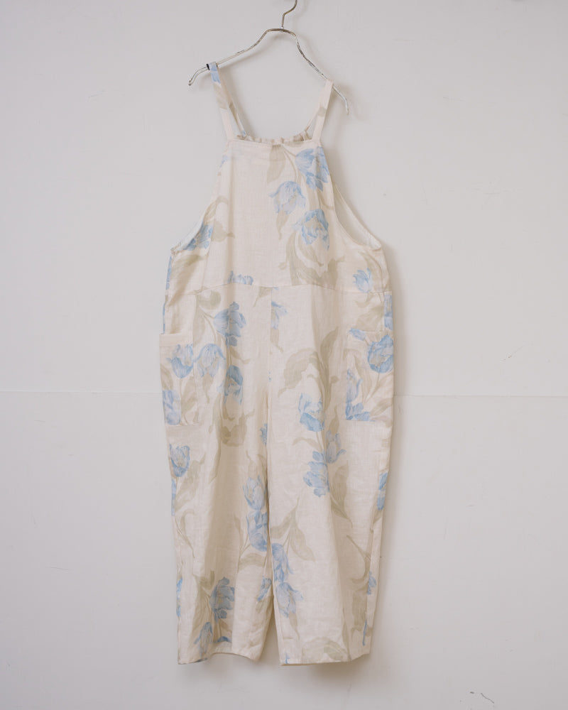 【予約】S/S G1043 ANTIQUE FLOWER PRINT TRAVAILLE SALOPETTE（3月初旬 - 3月中旬）