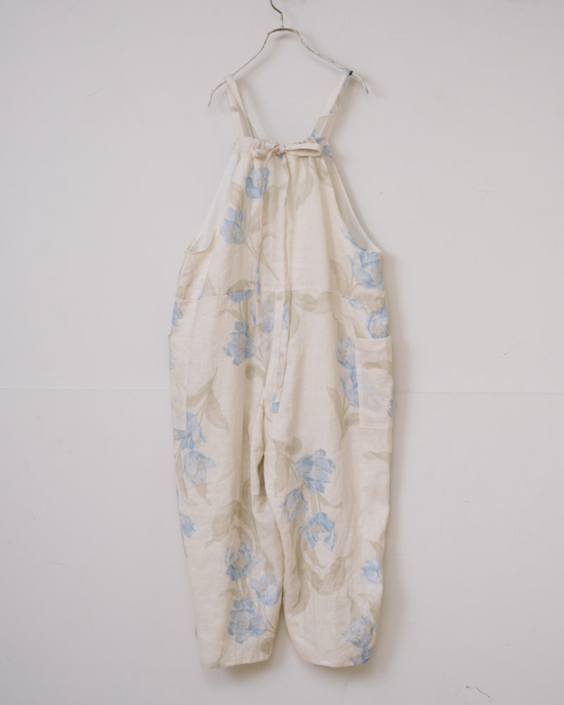 【予約】S/S G1043 ANTIQUE FLOWER PRINT TRAVAILLE SALOPETTE（3月初旬 - 3月中旬）