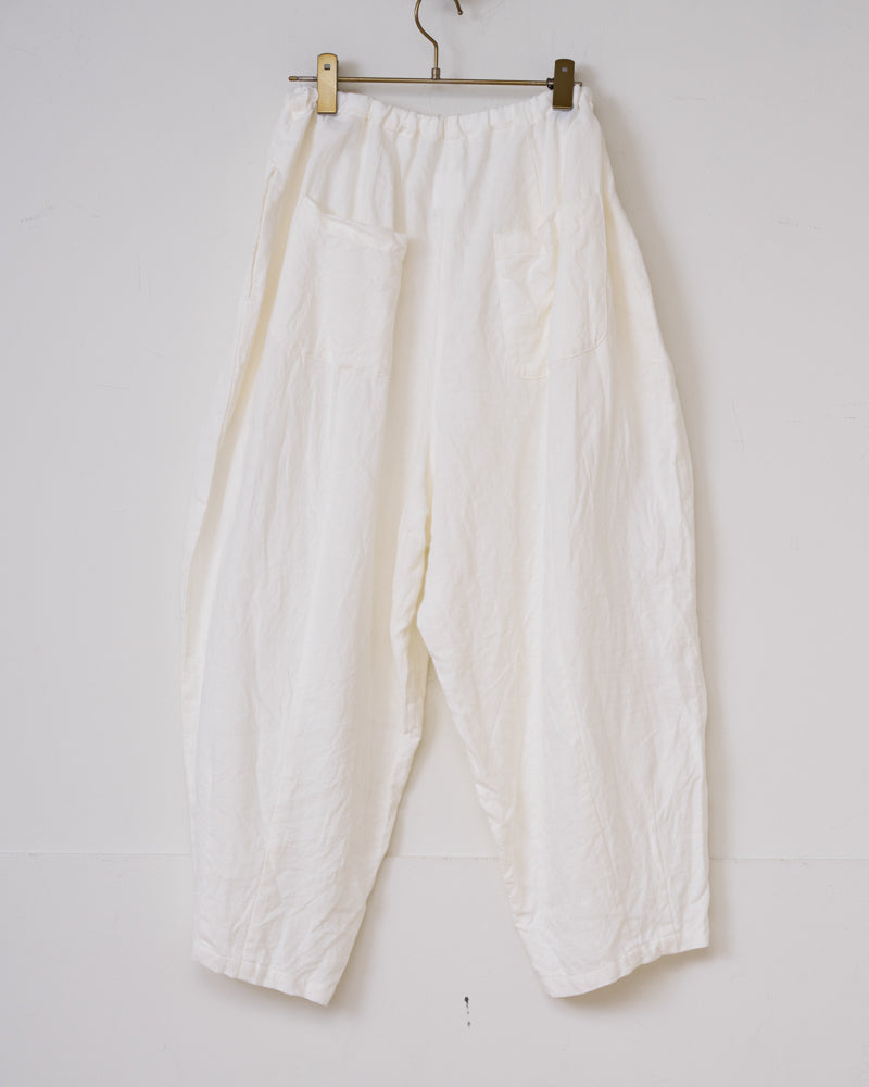 【予約】S/S G1046 NATURAL DRY LINEN CHARLIE PANTS（3月中旬 - 3月末）