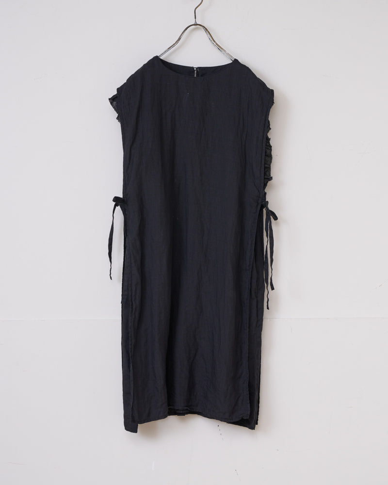 【予約】S/S G1053 LAYERED LONG FRILL GILET（4月初旬 - 4月中旬）