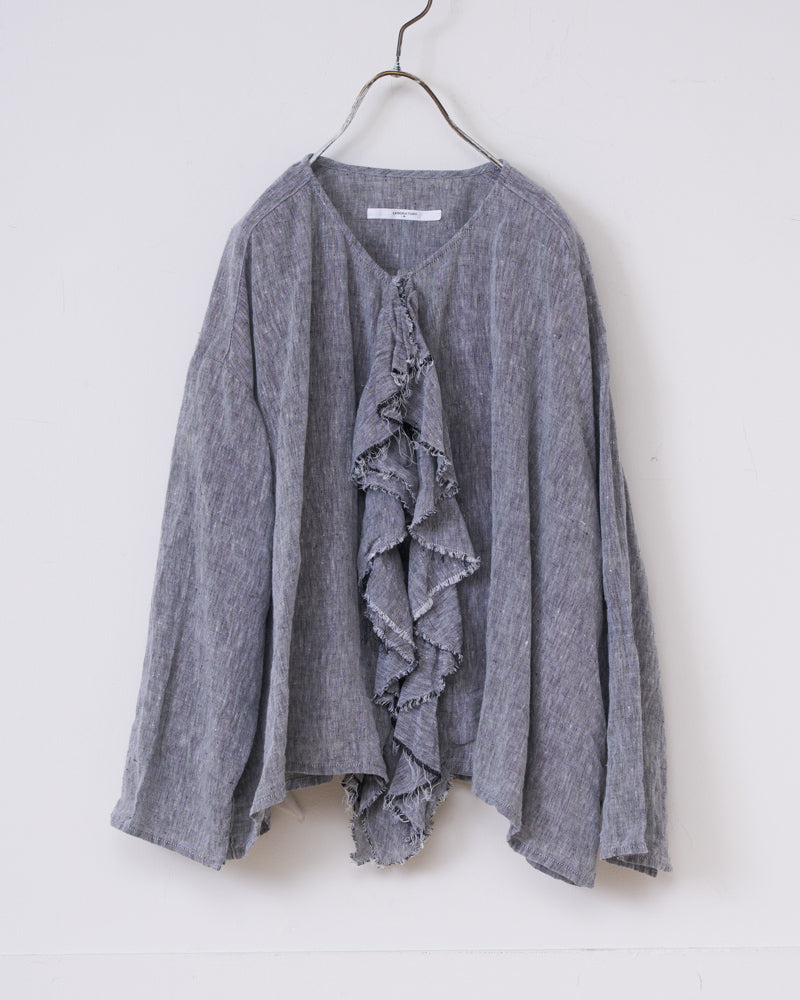 【予約】S/S LA369 QUIET FRILL BLOUSE（3月中旬 - 3月末）