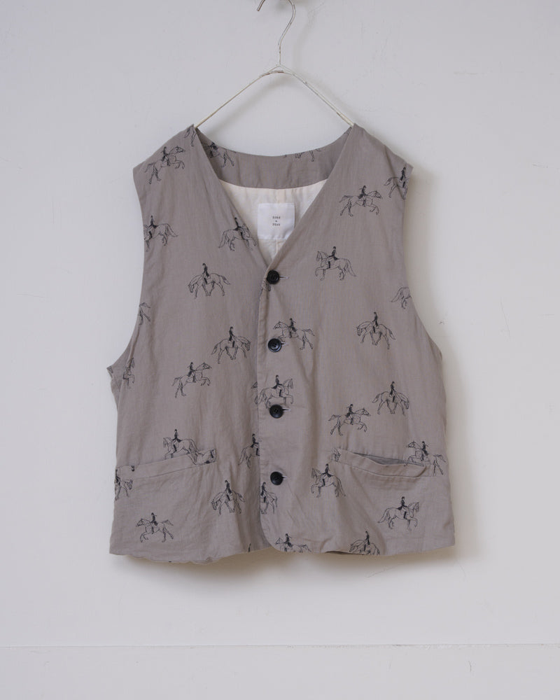 【予約】S/S R271 “Wind in her hair” VEST（1月初旬 ～ 1月中旬）