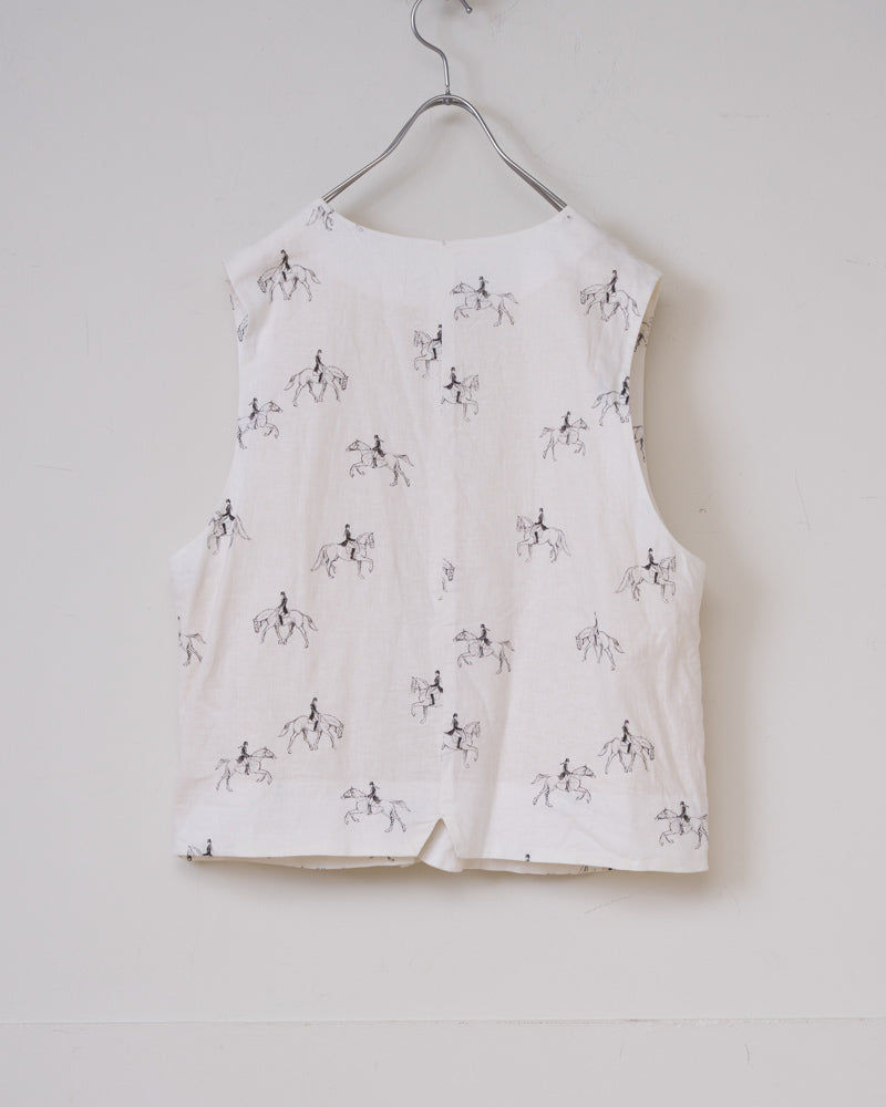 【予約】S/S R271 “Wind in her hair” VEST（1月初旬 ～ 1月中旬）