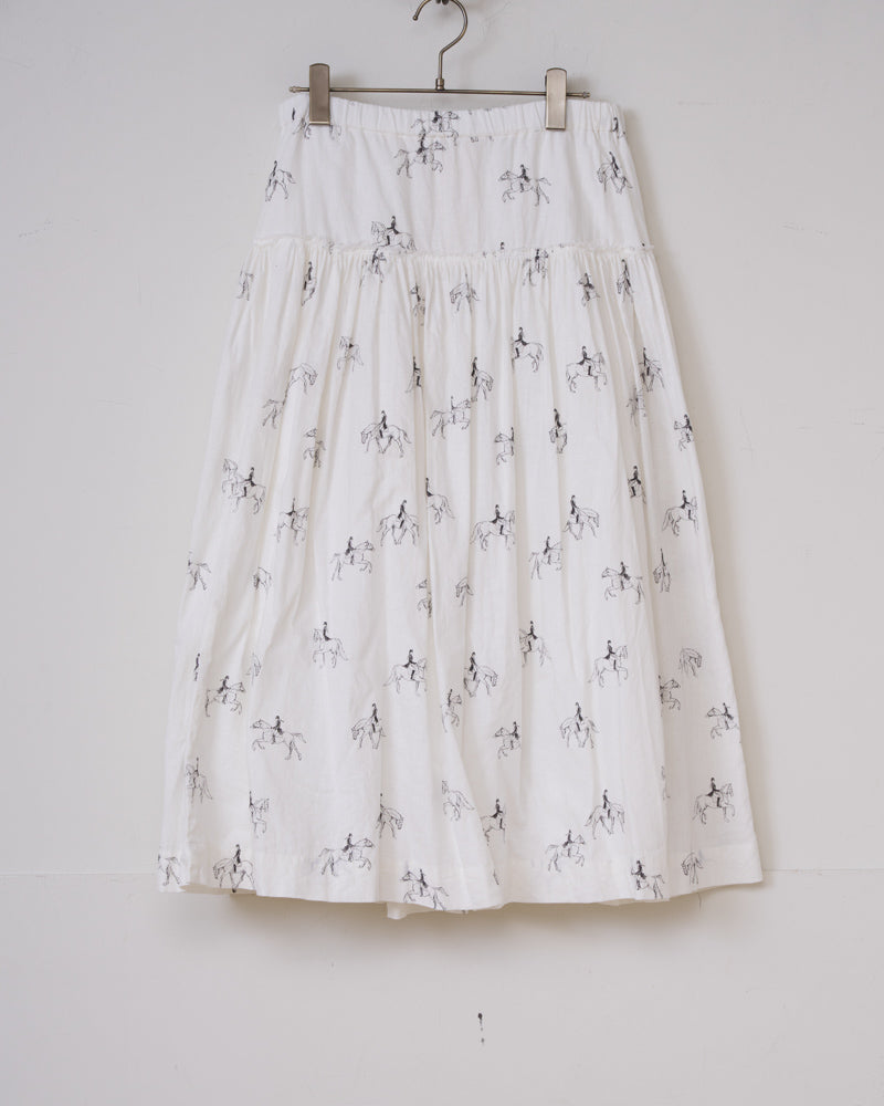 【予約】S/S R273 “Wind in her hair” GATHERED SKIRT（1月初旬 ～ 1月中旬）