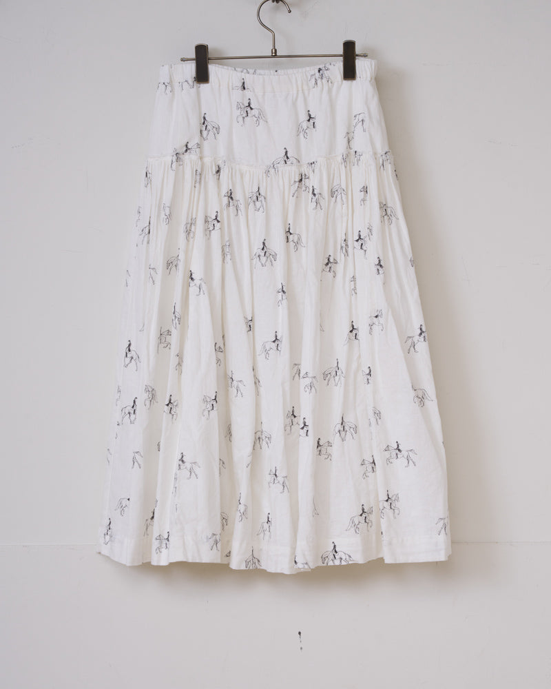 【予約】S/S R273 “Wind in her hair” GATHERED SKIRT（1月初旬 ～ 1月中旬）