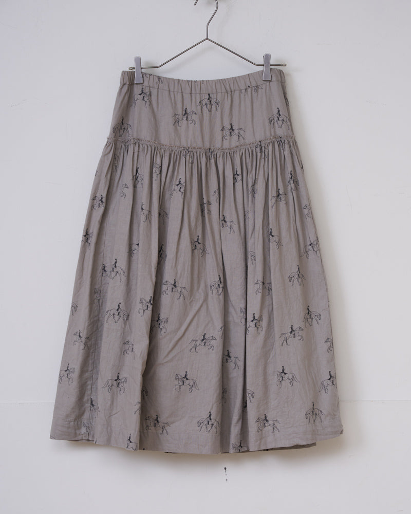 【予約】S/S R273 “Wind in her hair” GATHERED SKIRT（1月初旬 ～ 1月中旬）