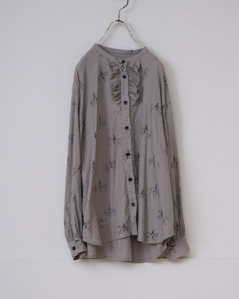 【予約】S/S R274 “Wind in her hair” FRILL SHIRT（1月中旬 ～ 1月末）