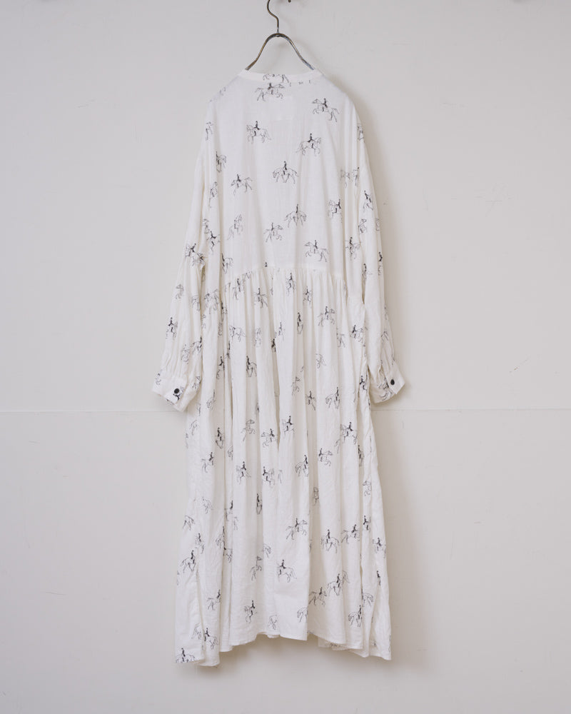 【予約】S/S R275 “Wind in her hair” FRILL SHIRT ONE PIECE（1月中旬 ～ 1月末）