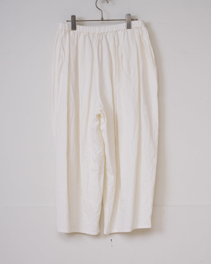 【予約】S/S R277 CAMILLE CANVAS TUCK PANTS（1月中旬 ～ 1月末）